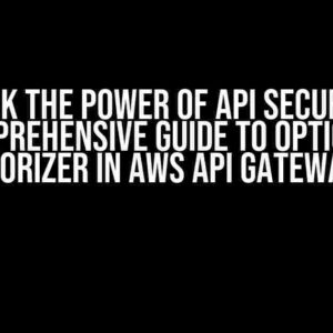 Unlock the Power of API Security: A Comprehensive Guide to Optional Authorizer in AWS API Gateway v2